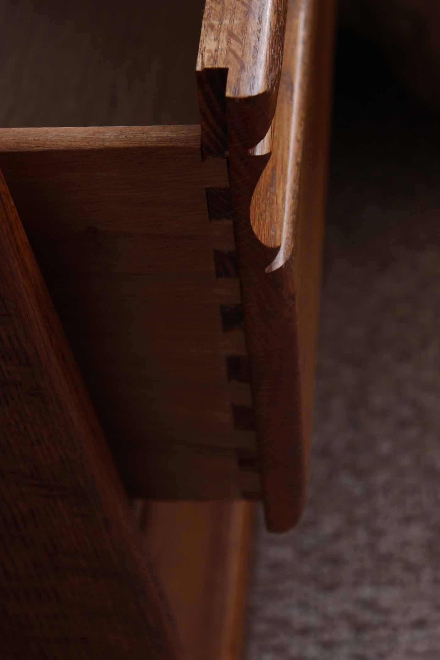 King Size Bed Frame with Drawer and Shelf Surround