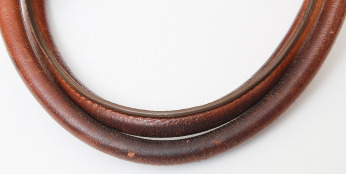 Brown Leather Prada Handbag