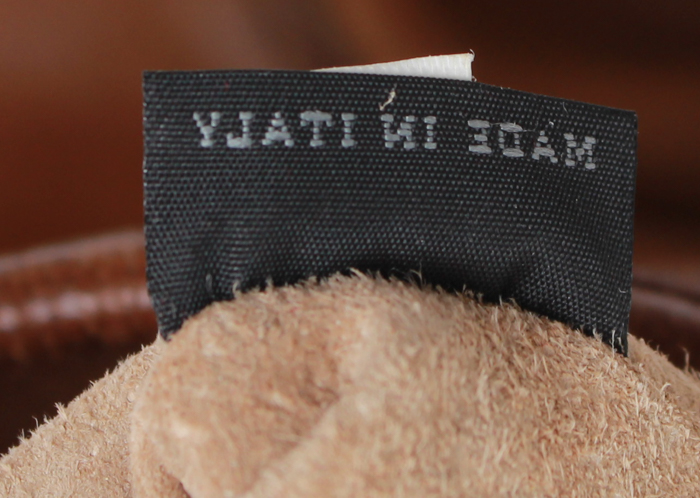 Brown Leather Prada Handbag