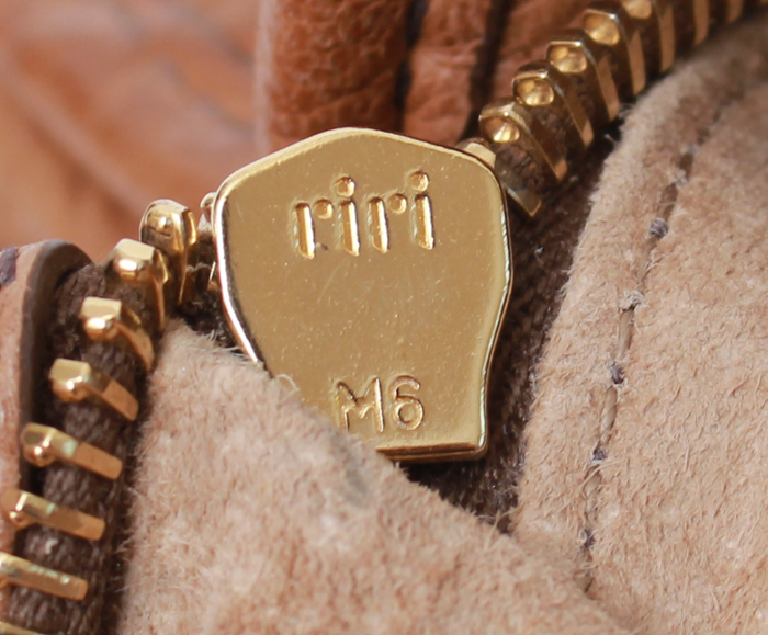 Brown Leather Prada Handbag