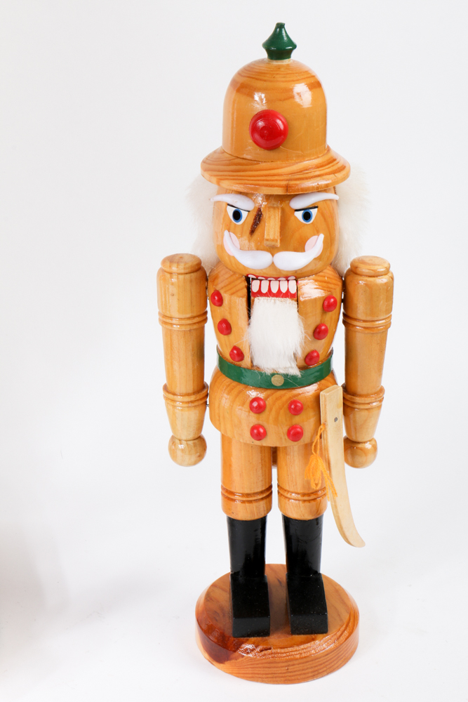 Collection of Painted Wooden Nutcrackers