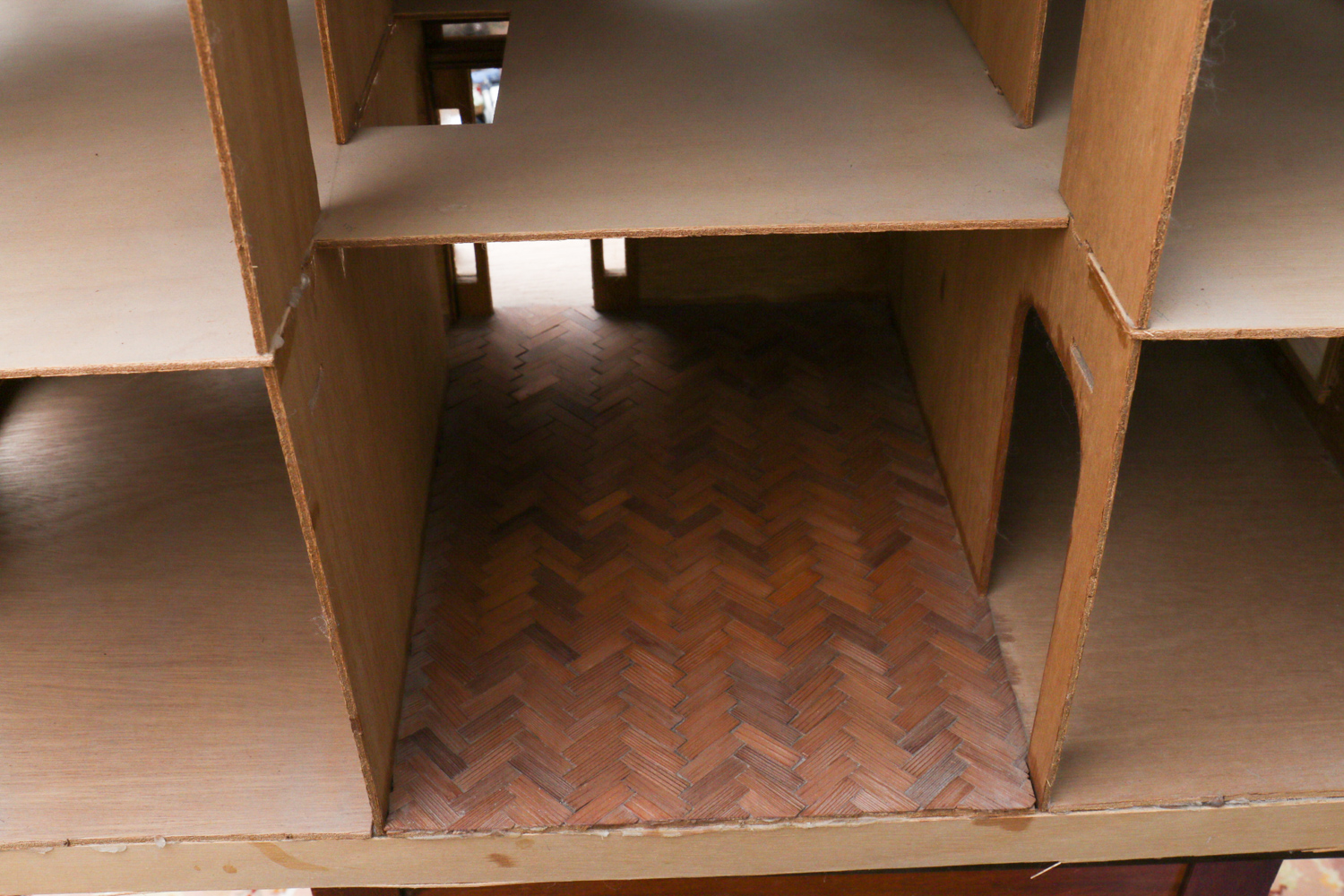 Large Unfinished Wooden Doll House