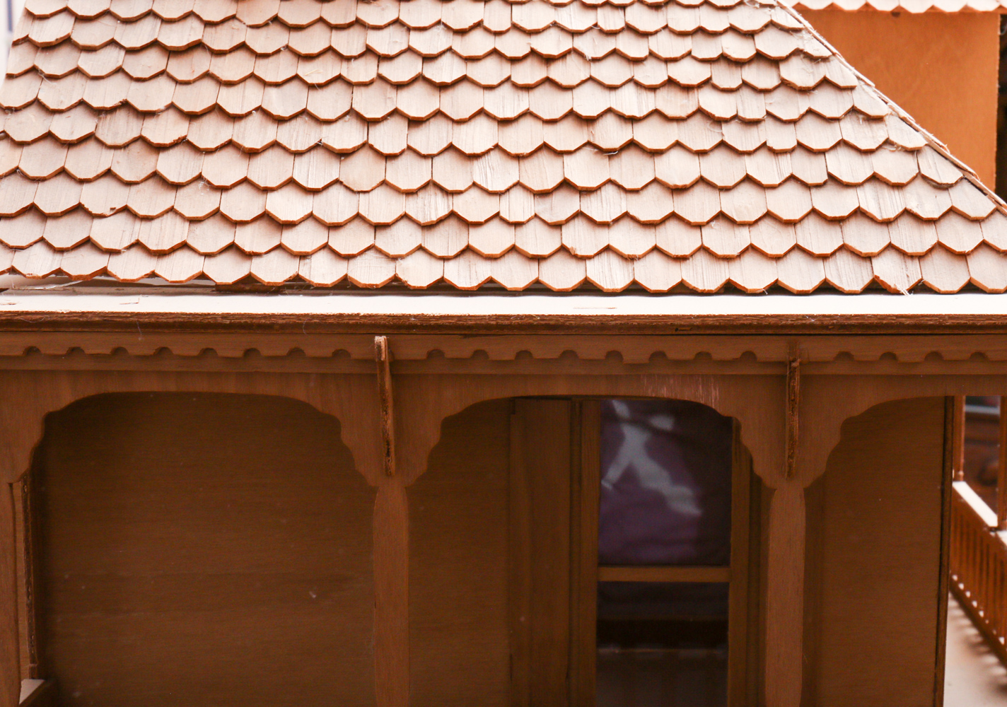 Large Unfinished Wooden Doll House