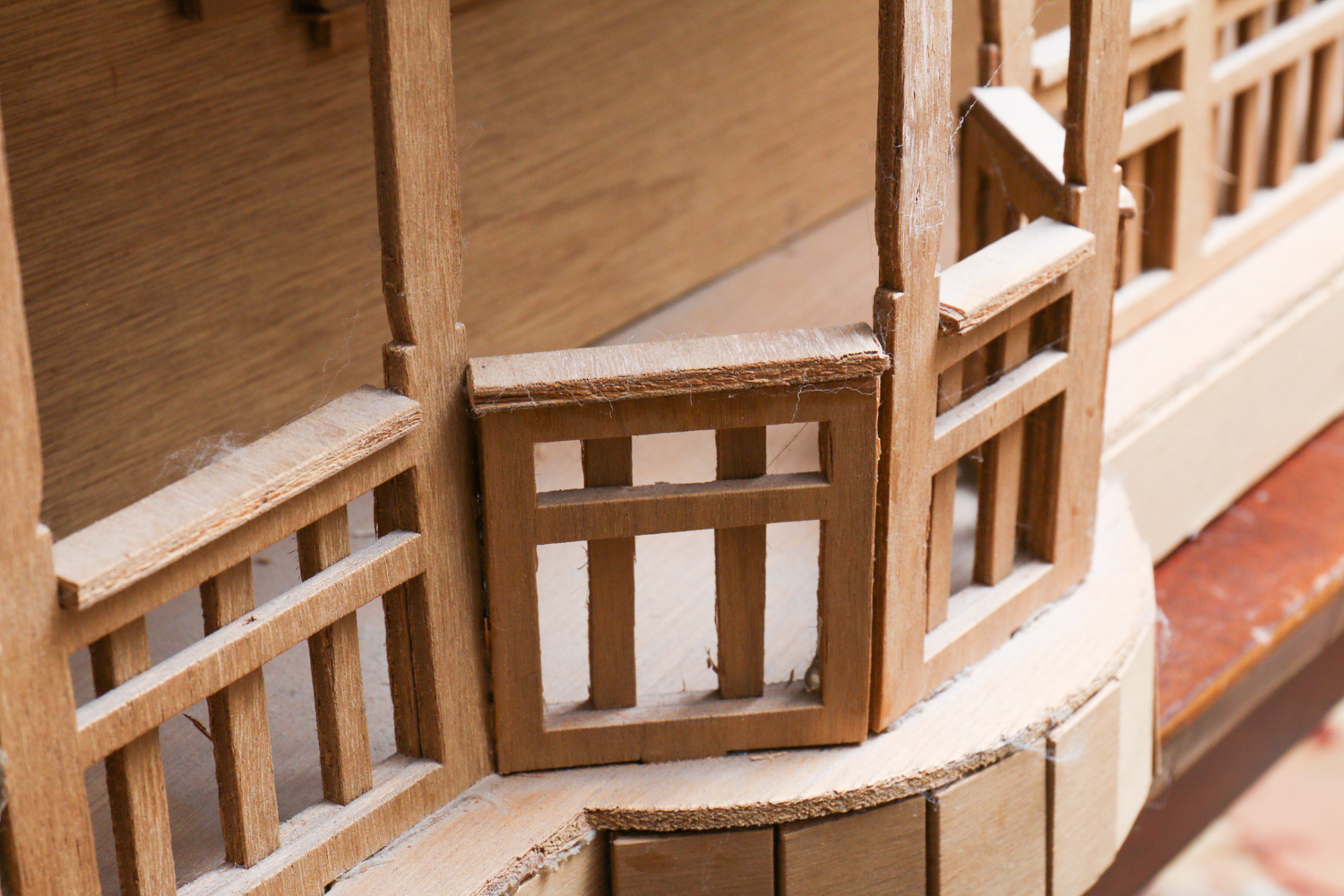 Large Unfinished Wooden Doll House