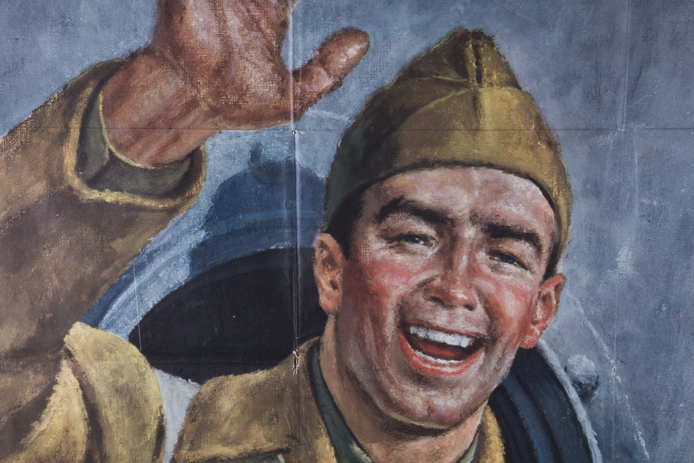 After Joseph Hirsch Print "Till We Meet Again"