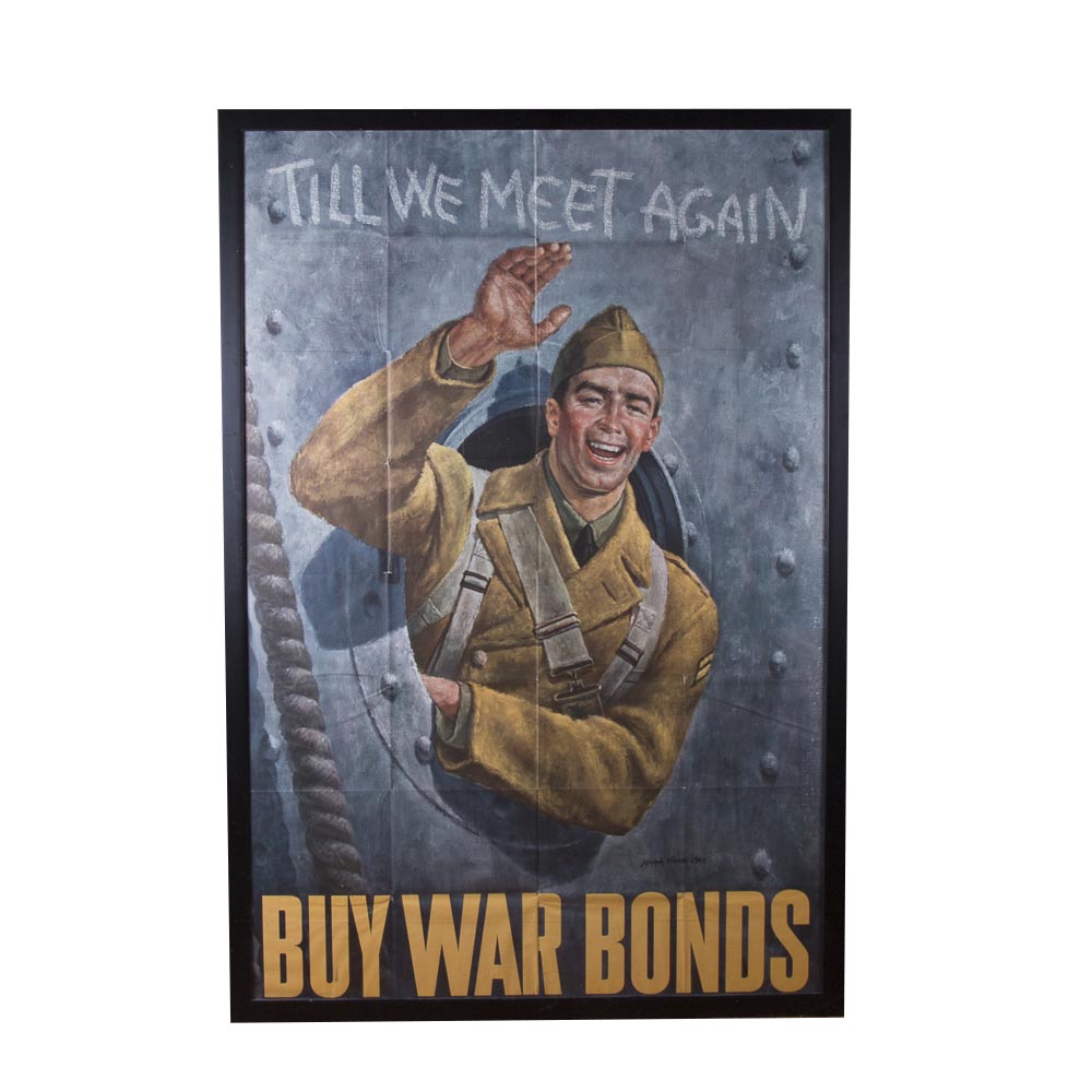 After Joseph Hirsch Print "Till We Meet Again"