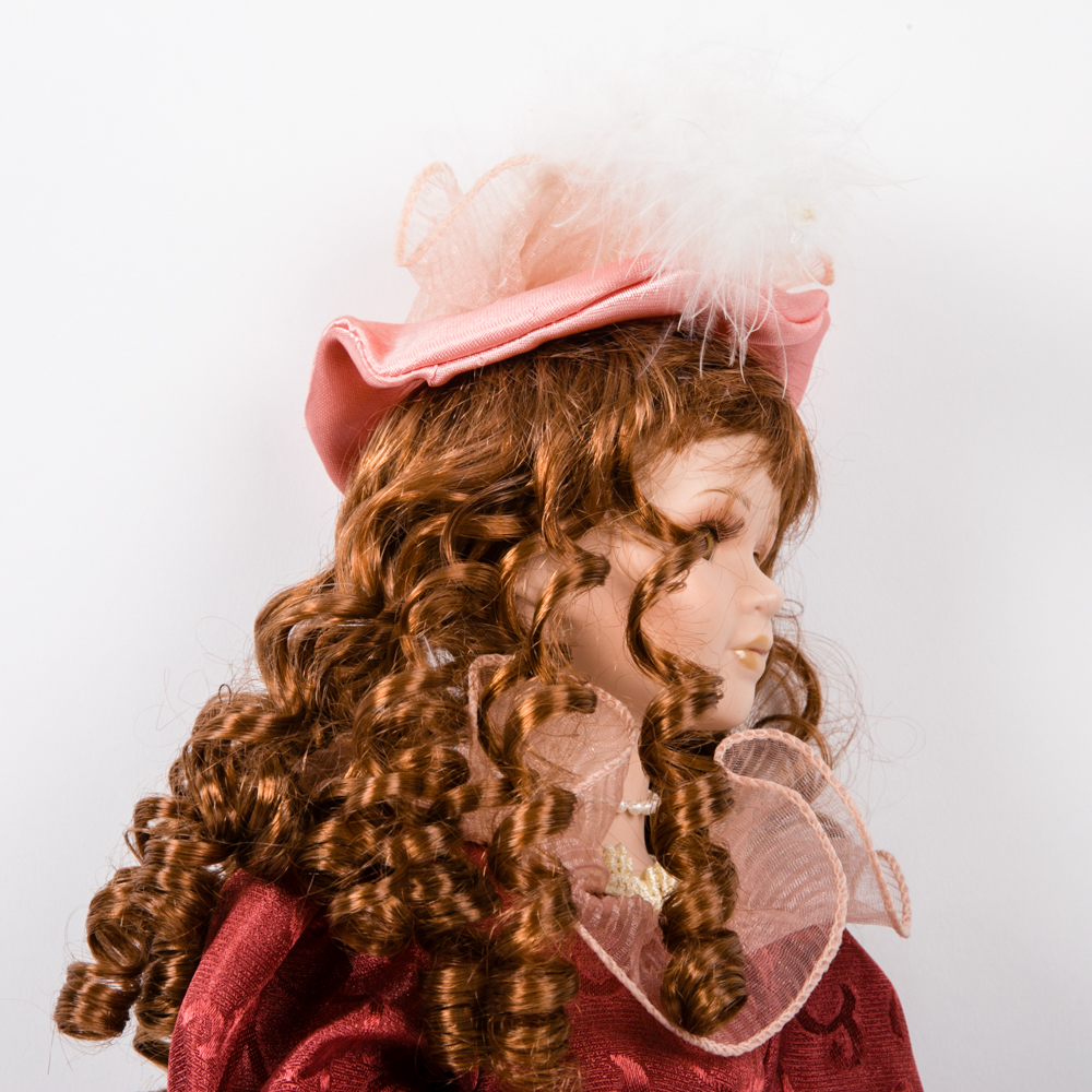 Ashley Belle "Barbara" Porcelain Doll In Case