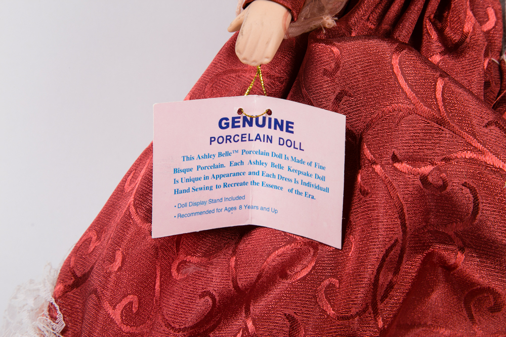 Ashley Belle "Barbara" Porcelain Doll In Case