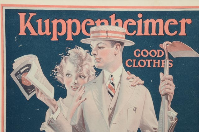 Original Vintage Advertisement for Kuppenheimer After J.C. Leyendecker