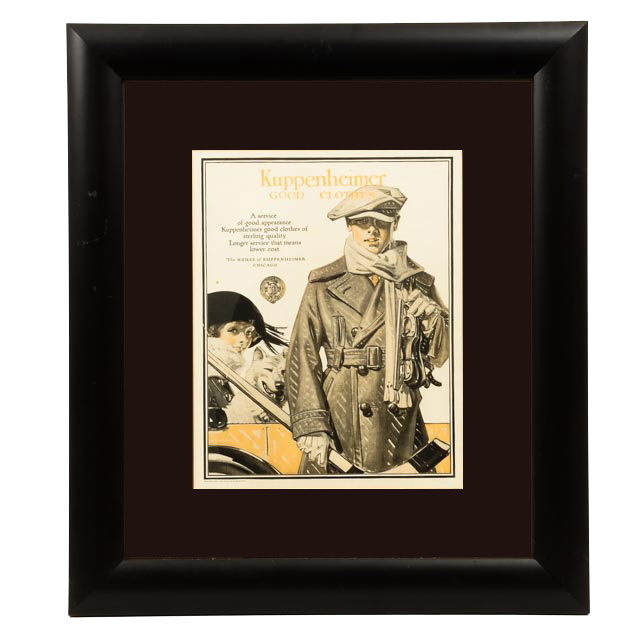 Original Vintage Advertisement for Kuppenheimer After J.C. Leyendecker