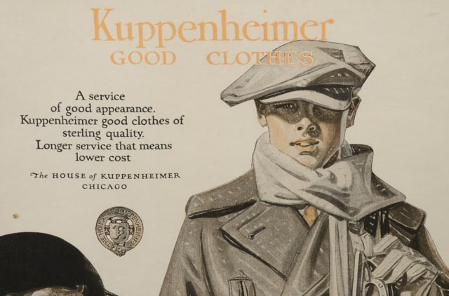 Original Vintage Advertisement for Kuppenheimer After J.C. Leyendecker