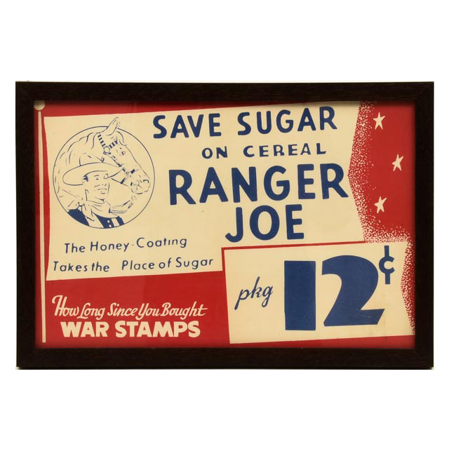 Lithographic Advertisement for Ranger Joe Cereal
