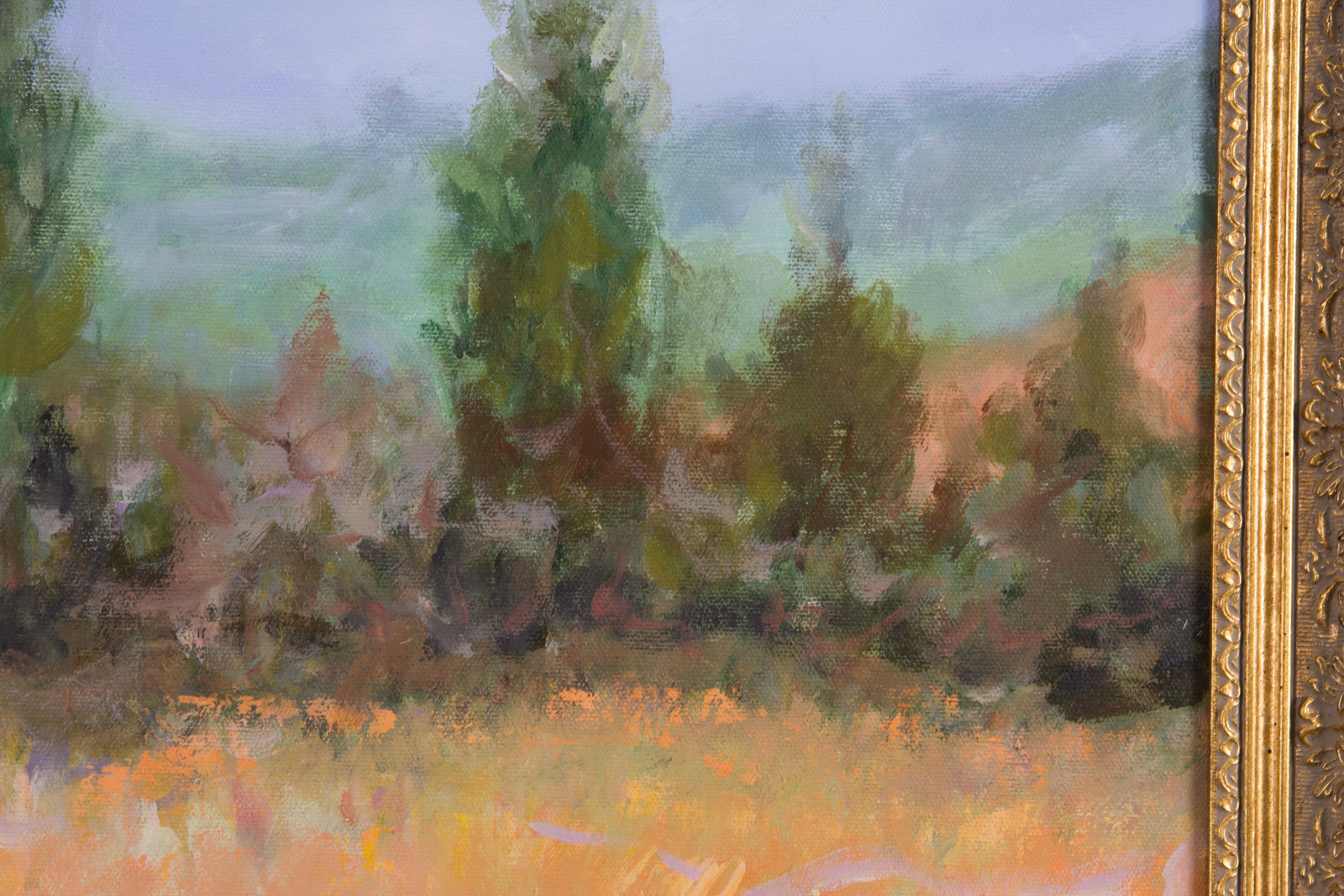 Richard Mantia Acrylic on Canvas "Artist in Field"