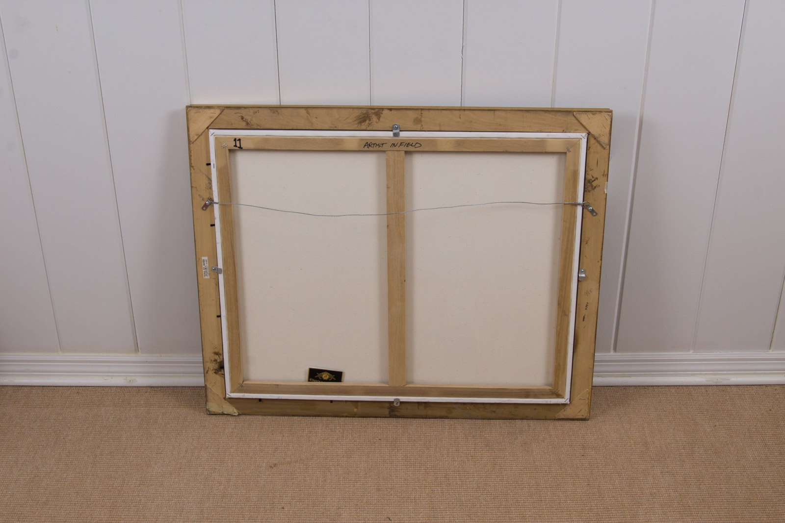 Richard Mantia Acrylic on Canvas "Artist in Field"