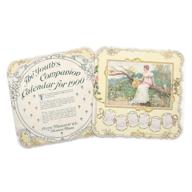 Antique 1900 "The Youth's Companion" Chromolithograph Calendar