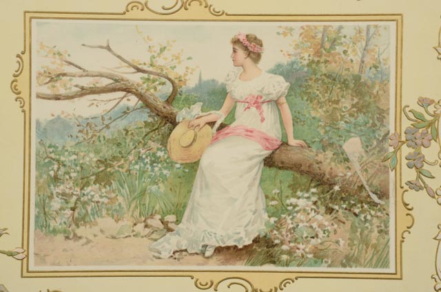 Antique 1900 "The Youth's Companion" Chromolithograph Calendar