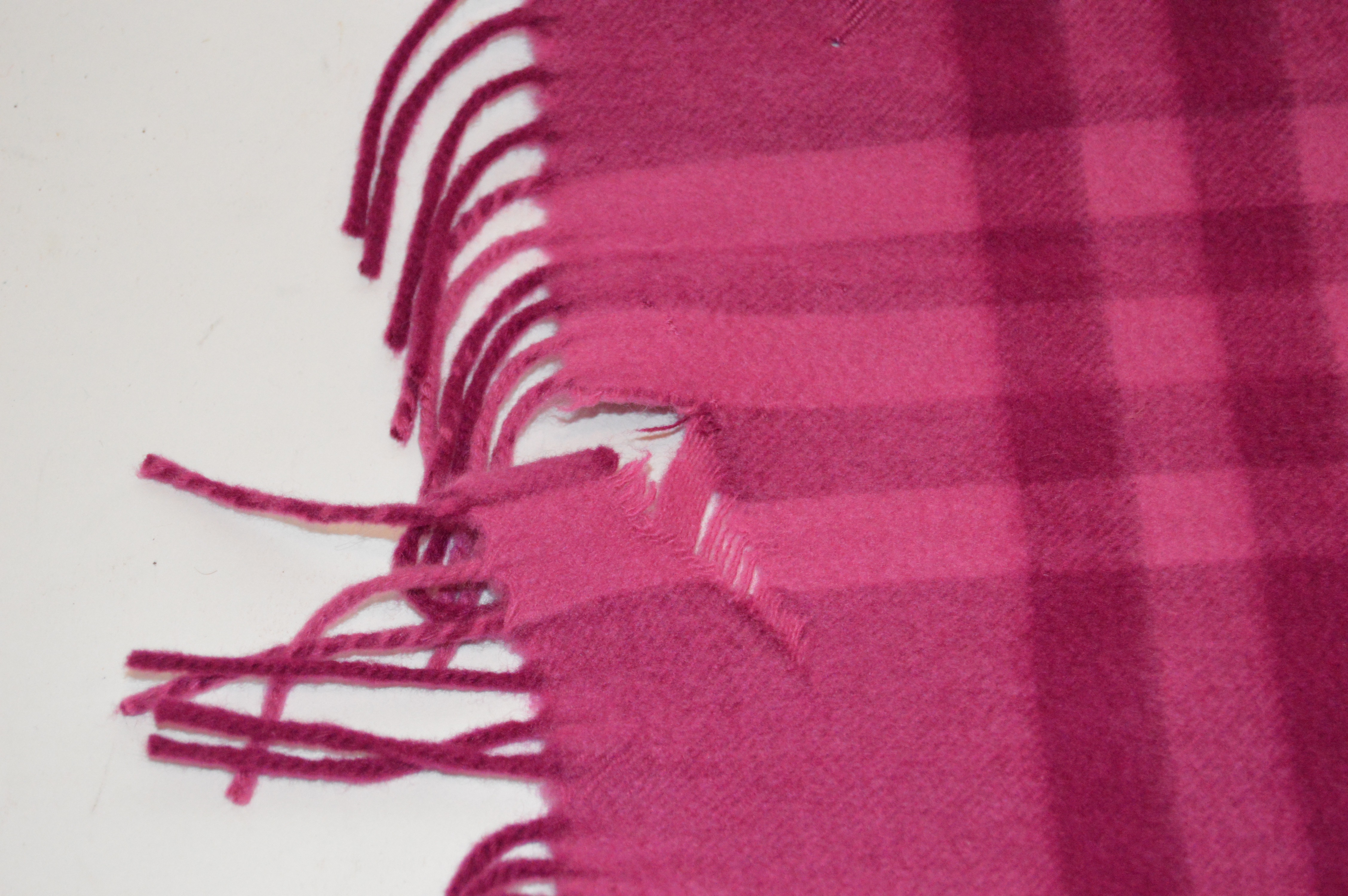 Burberry Scarf in Pink Plaid