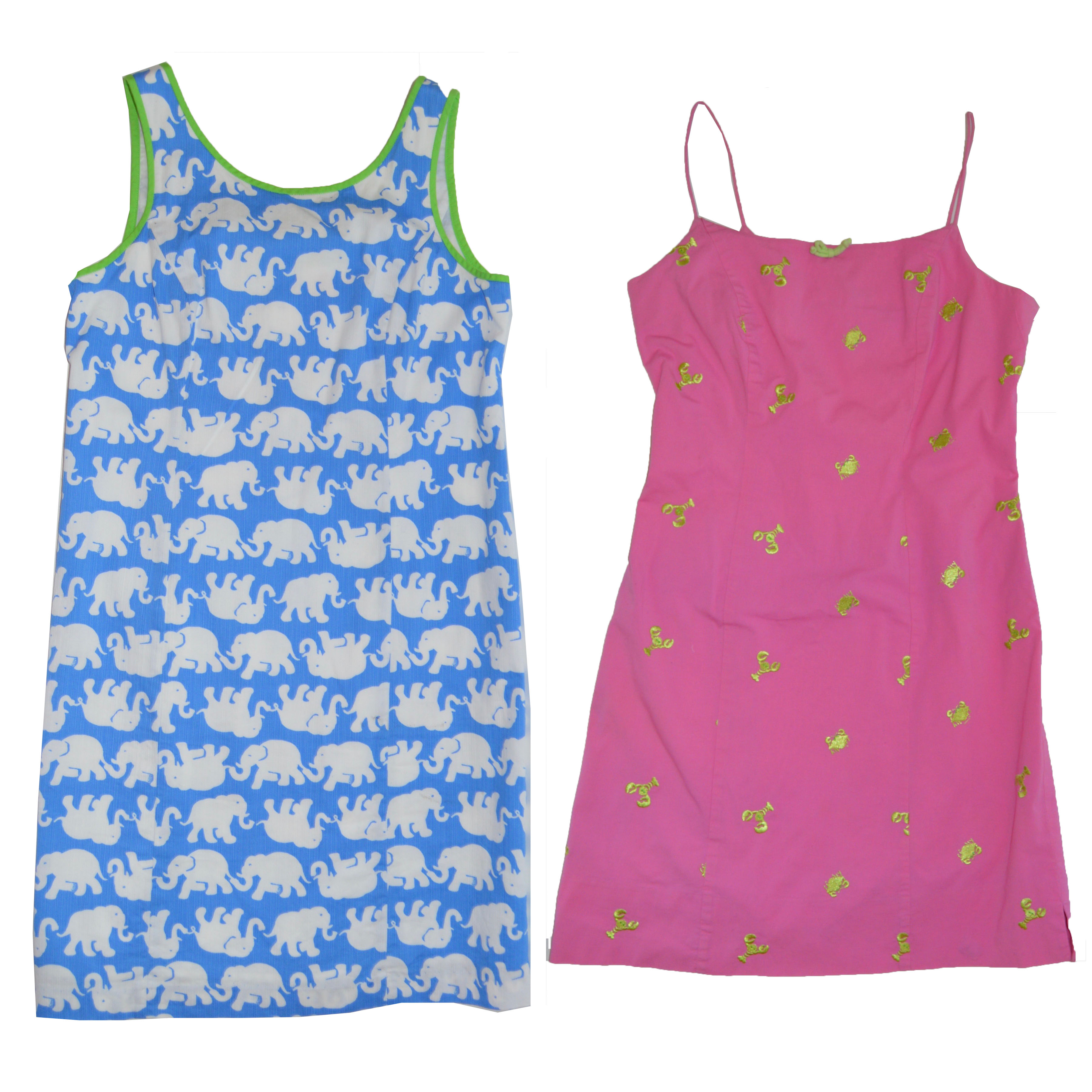 Pair of Lilly Pulitzer Mini Shift Dresses