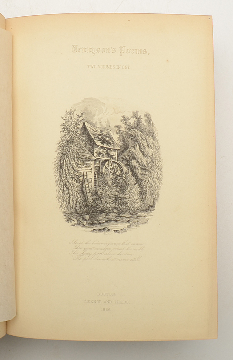 1866 "Tennyson's Poems" Illustrated Book