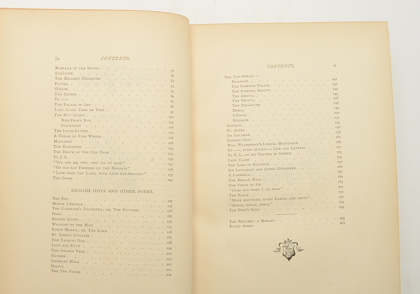 1866 "Tennyson's Poems" Illustrated Book