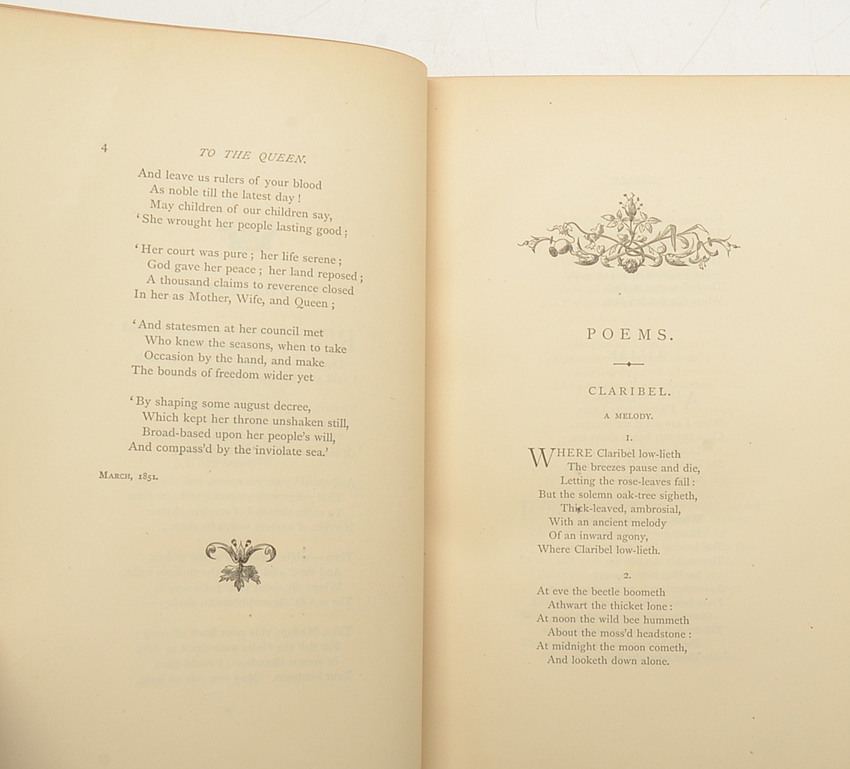 1866 "Tennyson's Poems" Illustrated Book