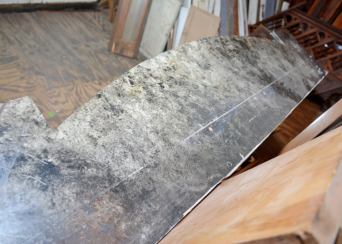 Circa 1900 Painted Mantle with Barley Twist Columns