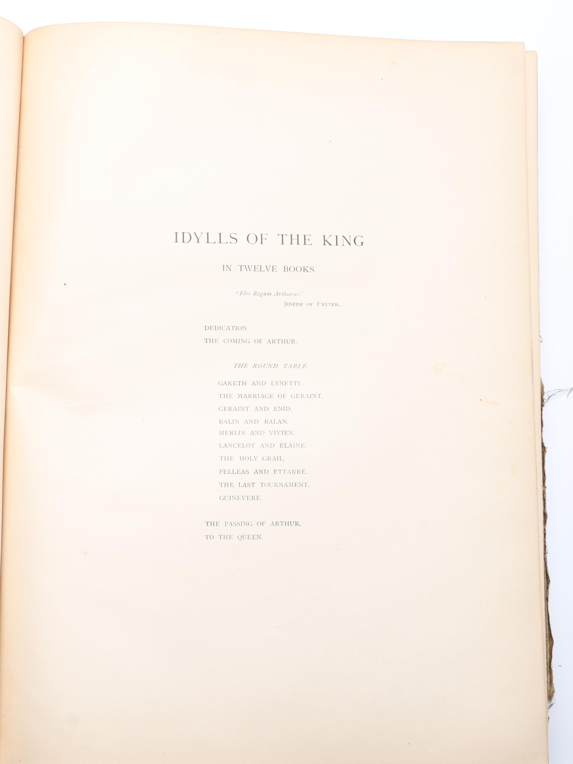 Tennyson's "Idylls Of The King"