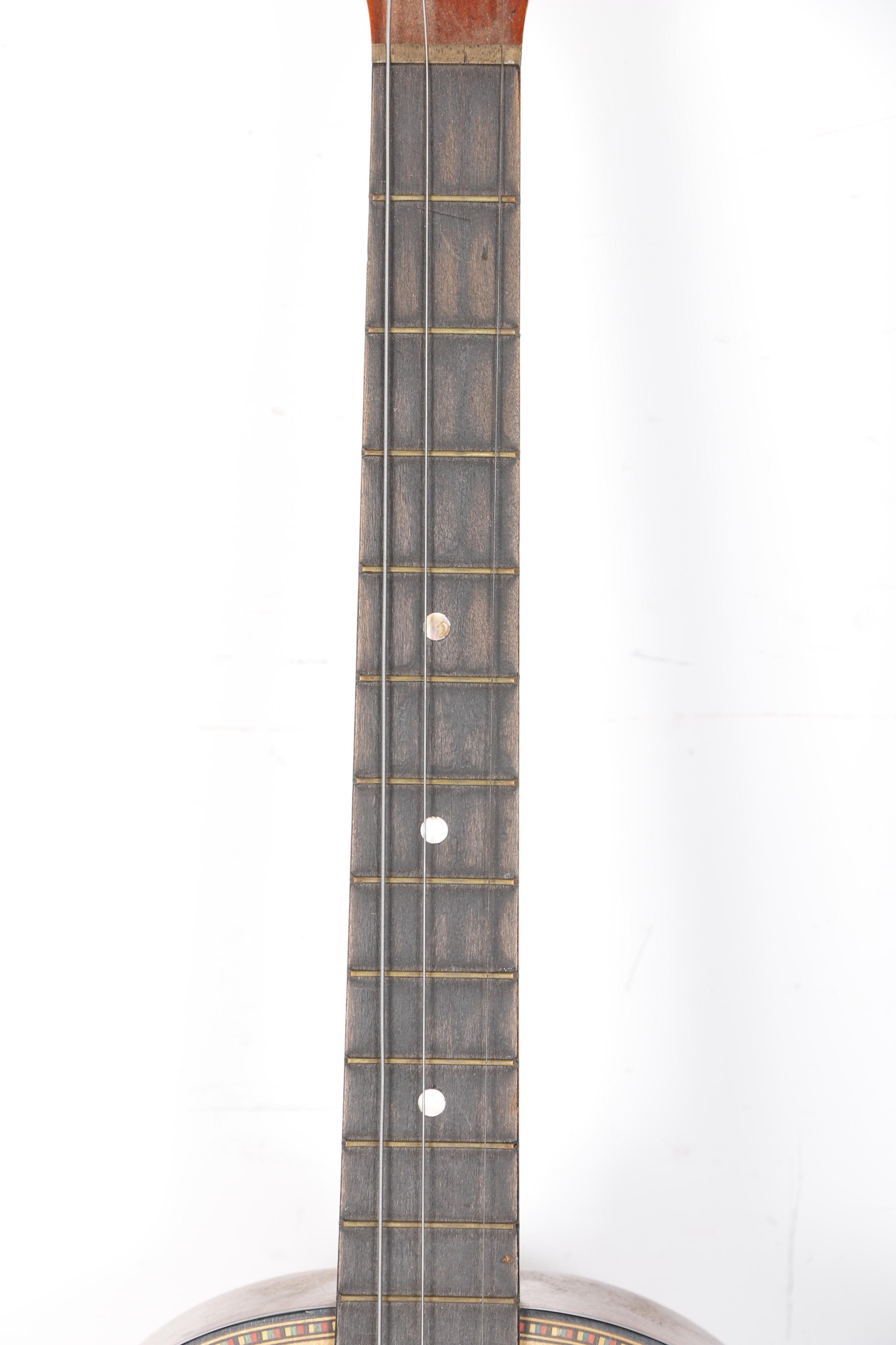 Vintage Regal Tenor Acoustic Guitar With Case