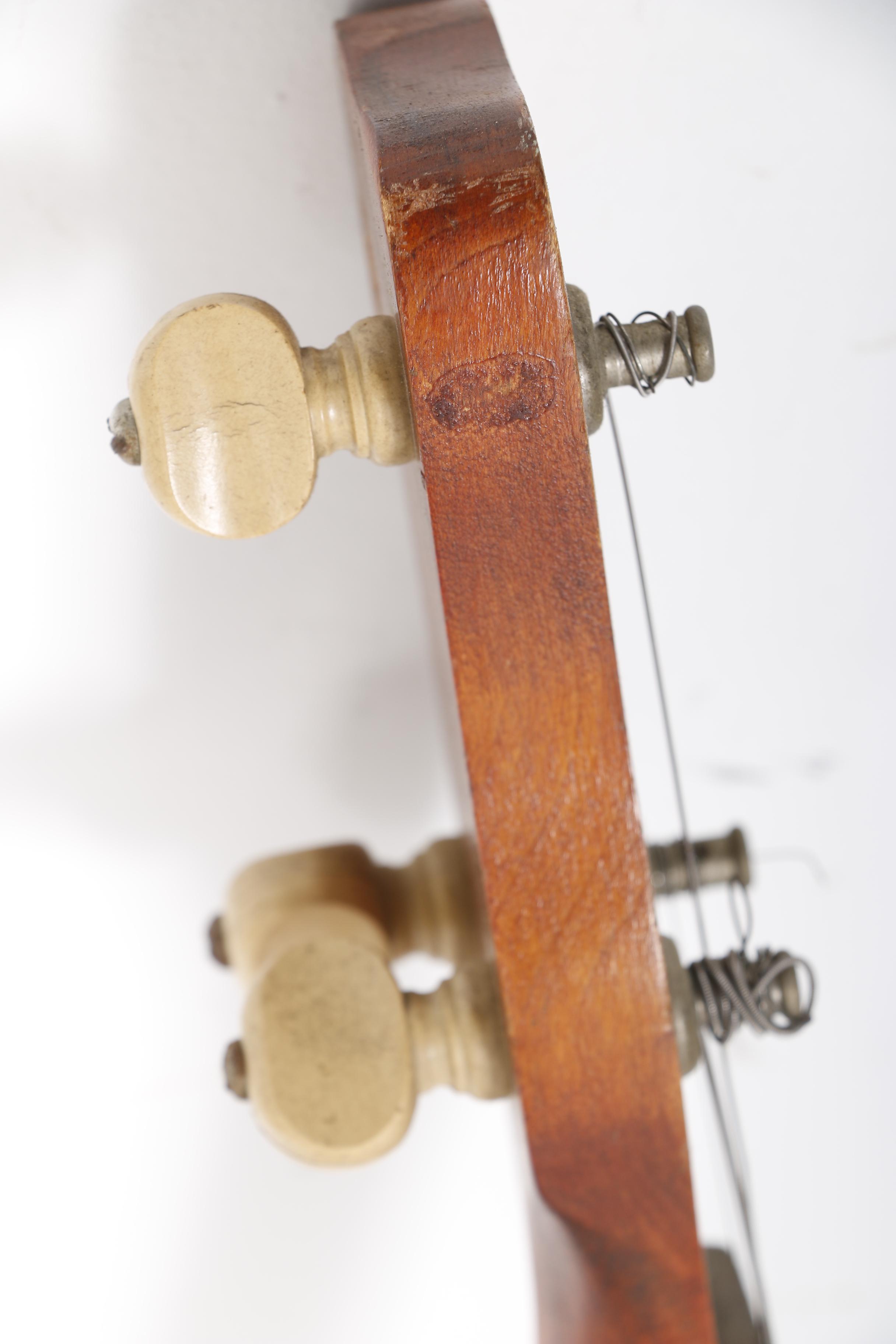 Vintage Regal Tenor Acoustic Guitar With Case