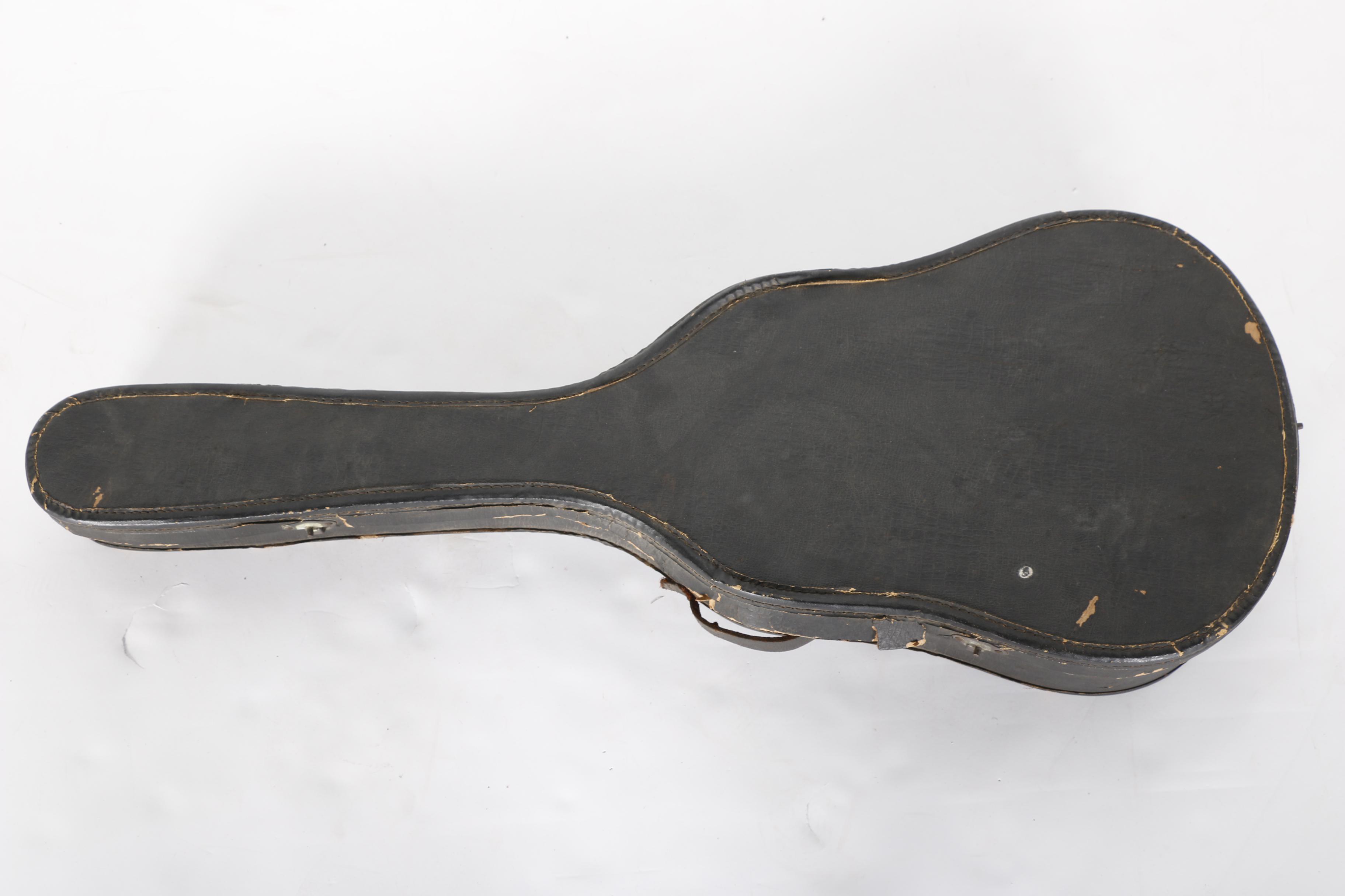 Vintage Regal Tenor Acoustic Guitar With Case