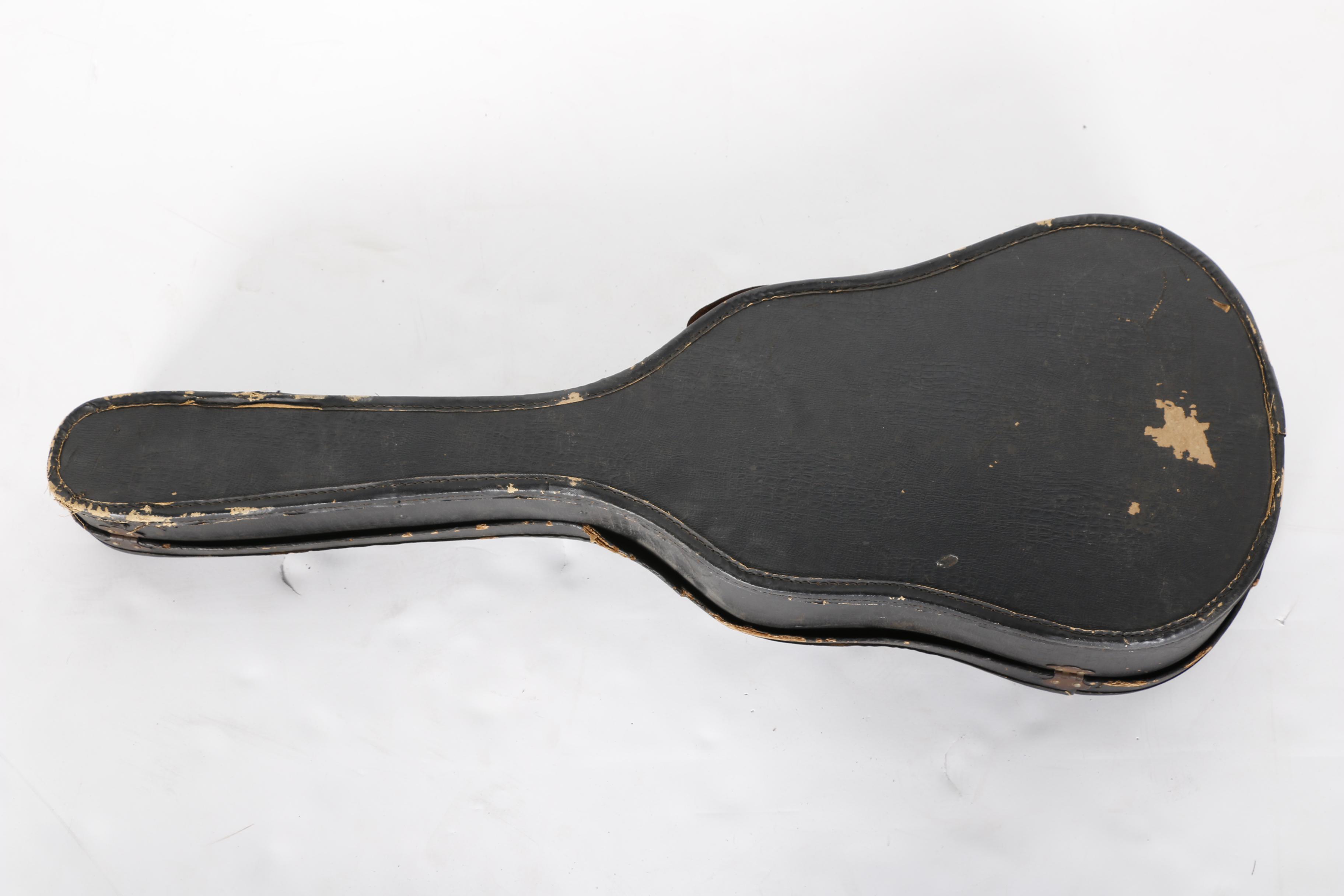 Vintage Regal Tenor Acoustic Guitar With Case