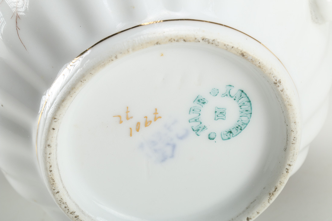 Floral German Plate and Mug