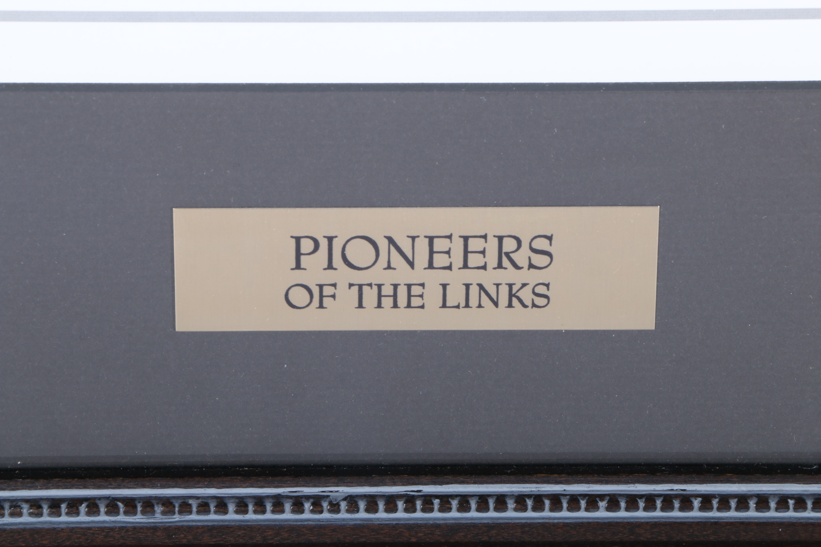 Harold Bluestein Limited Edition Offset Lithograph "Pioneers of The Links"