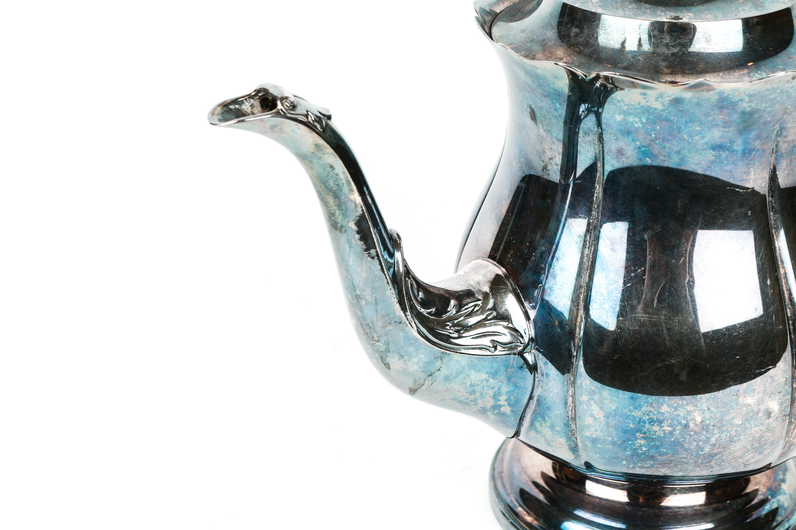 Vintage Lunt Silver Plated Teapot