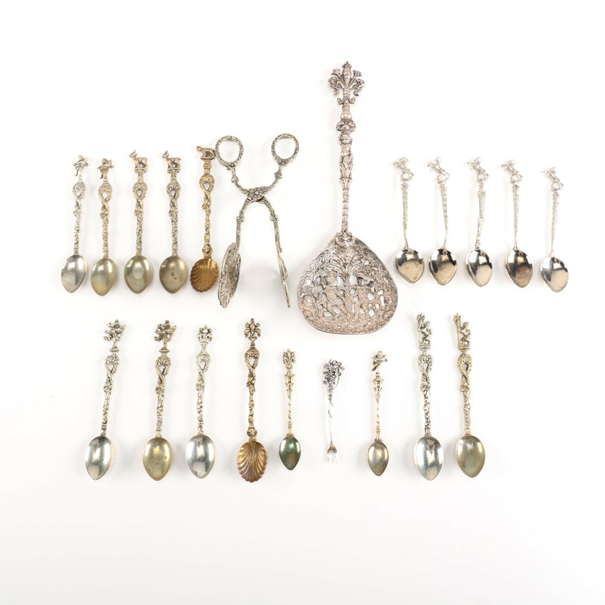 Decorative Italian Spoon and Tong collection