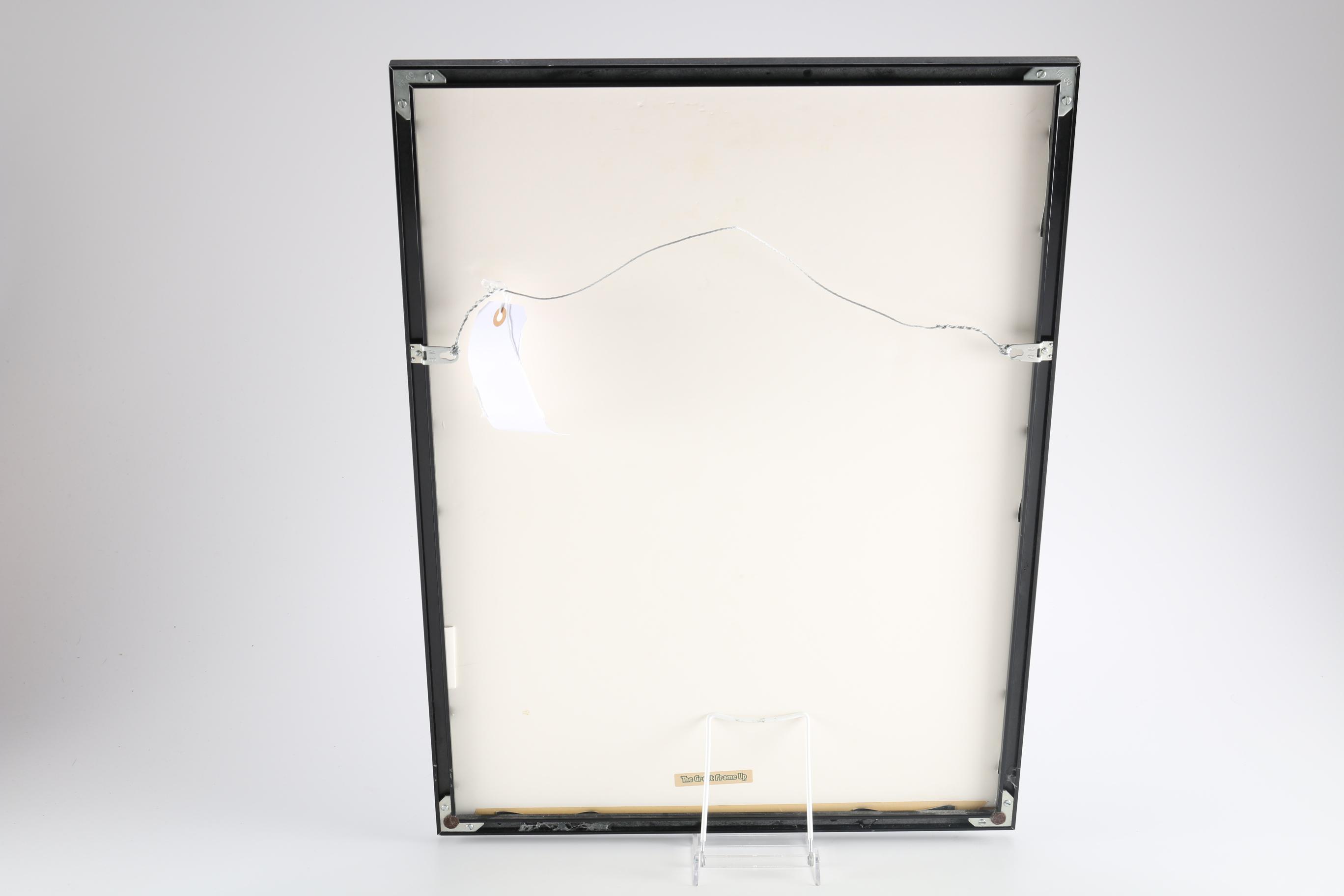 Framed Offset Lithograph Poster "Disney Villains"