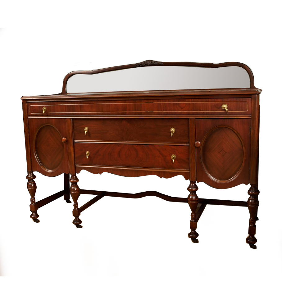 Vintage William and Mary Style Sideboard by Klamer Furniture