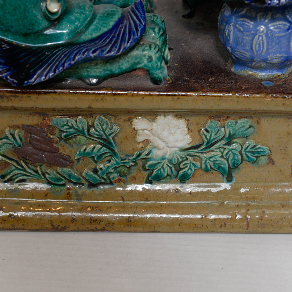 Pair of Chinese Ceramic Guardian Lions