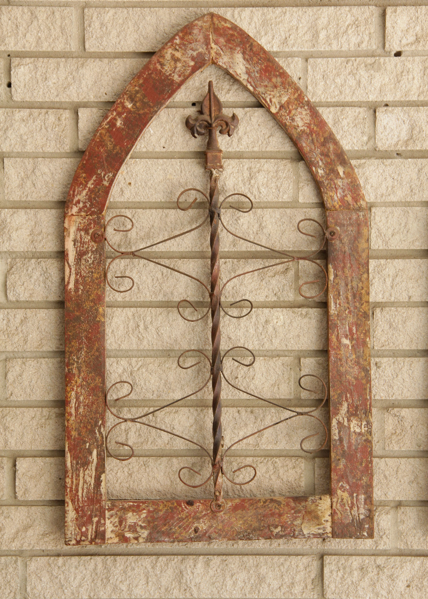 Wood and Metal Outdoor Wall Decor