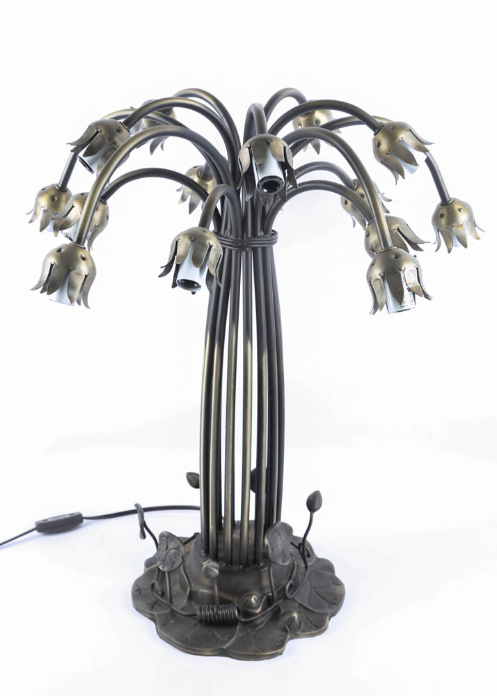 Tiffany Inspired Tulip Shade Lamp