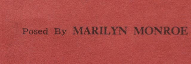 Original Vintage 1955 Marilyn Monroe "Golden Dreams" Nude Pinup Calendar