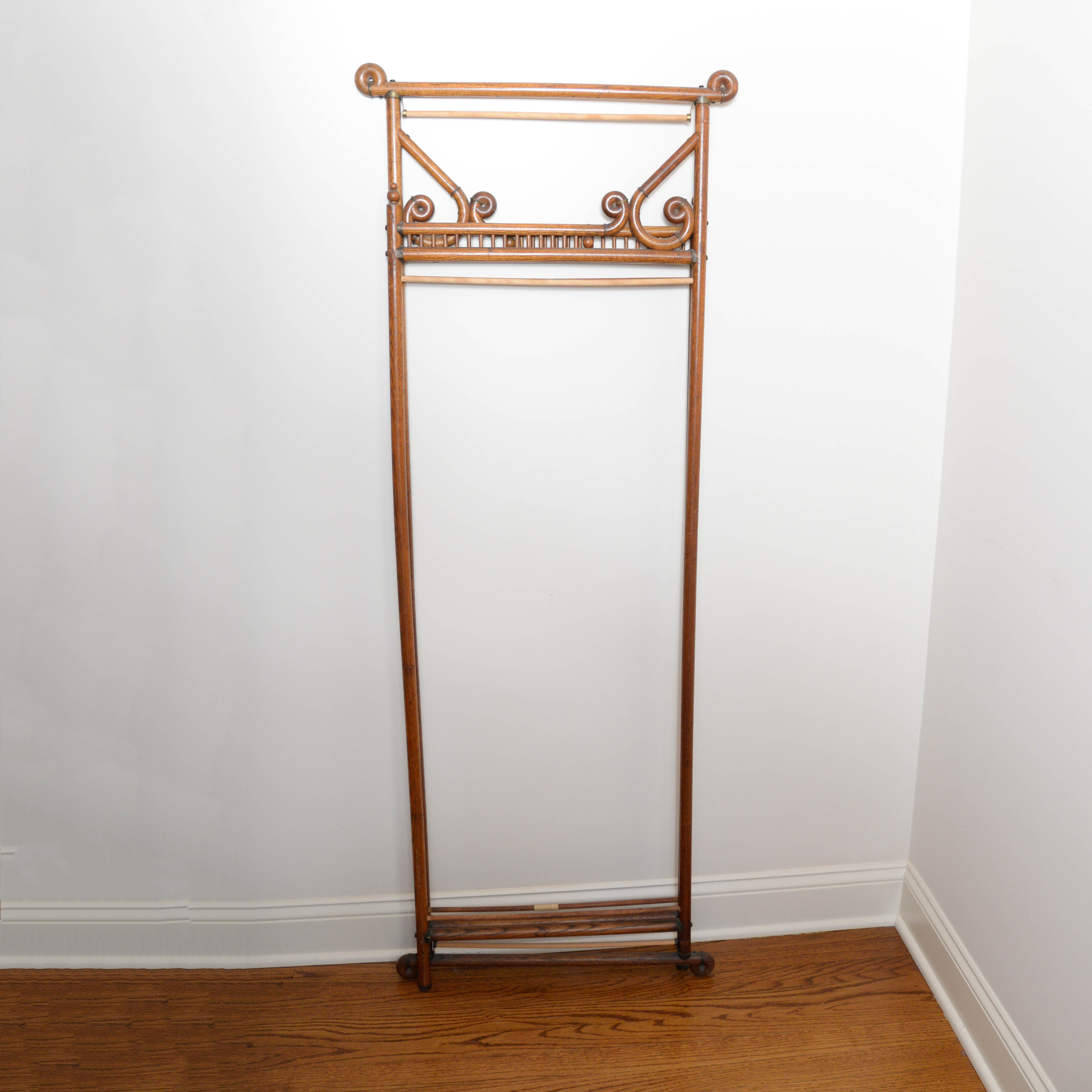 Wooden Three Panel Folding Screen