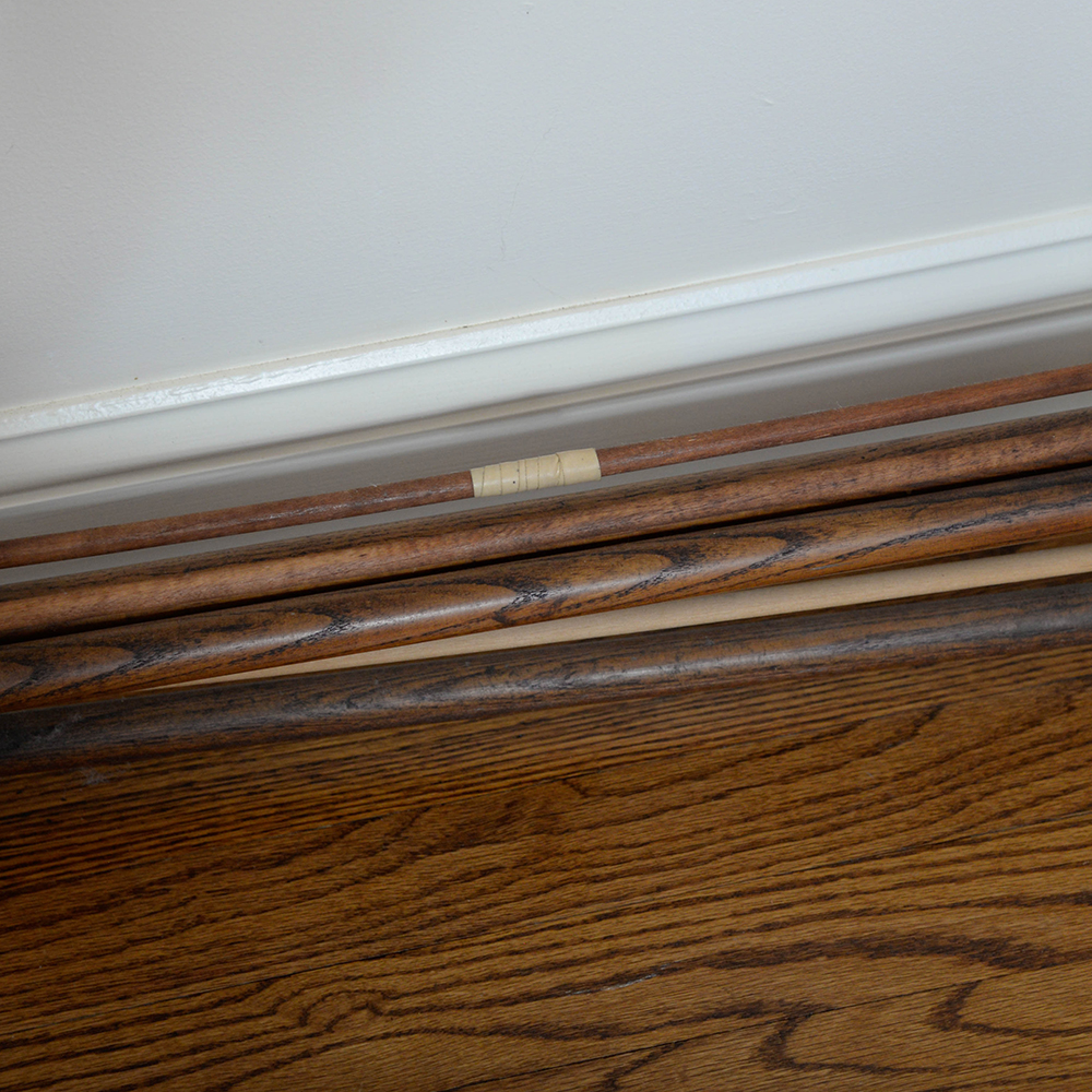 Wooden Three Panel Folding Screen