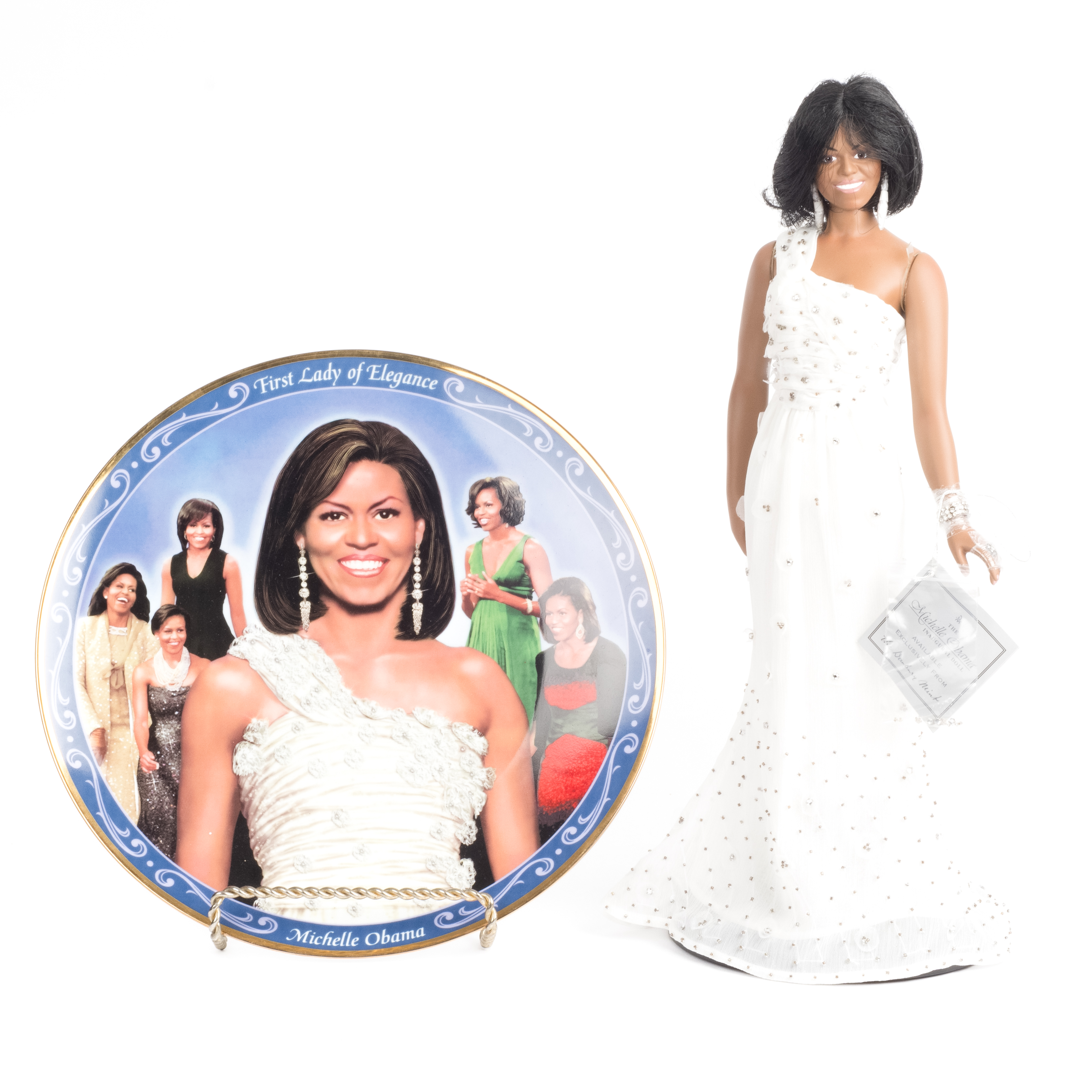 Michelle obama doll danbury mint clearance