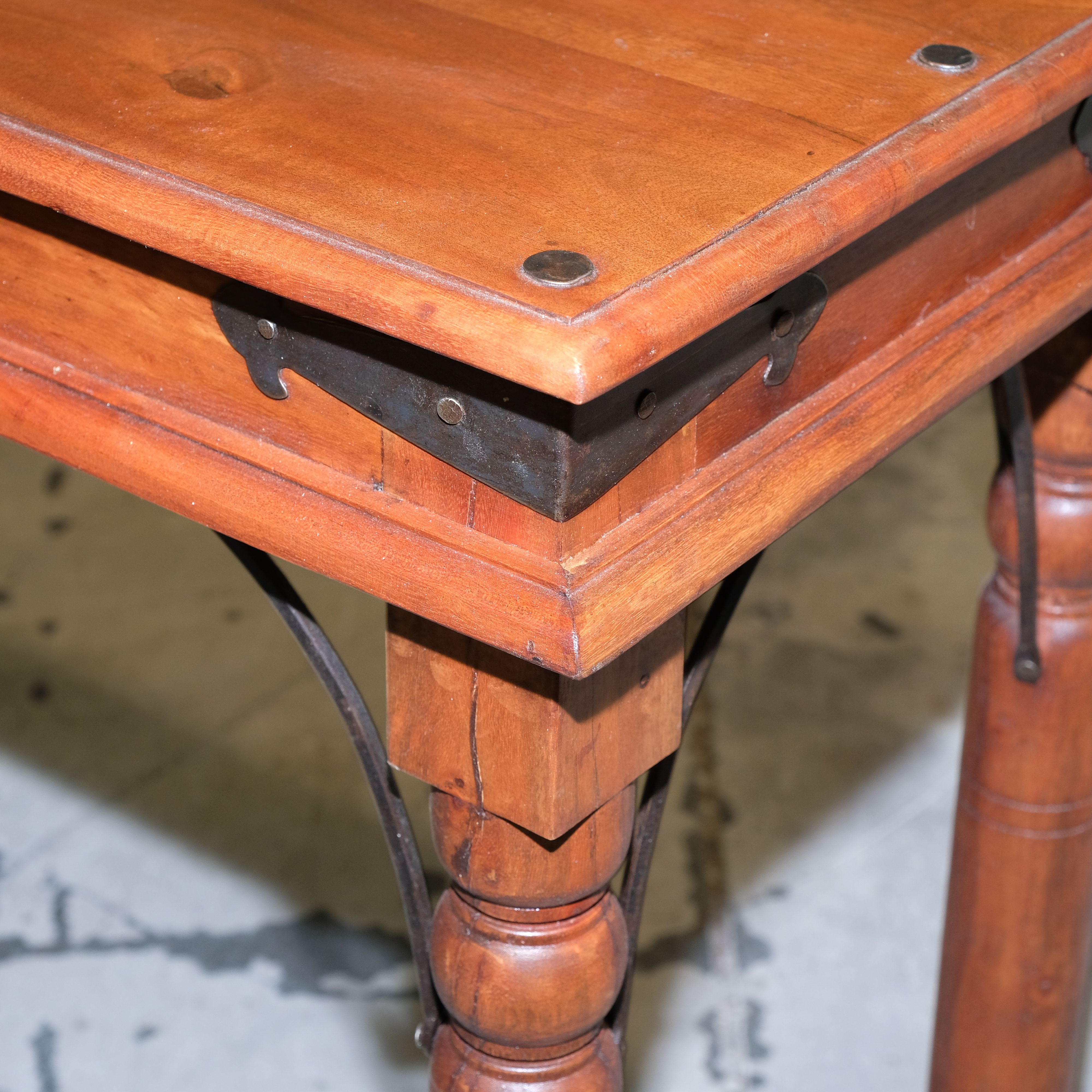 Nadeau Table With Metal Accents