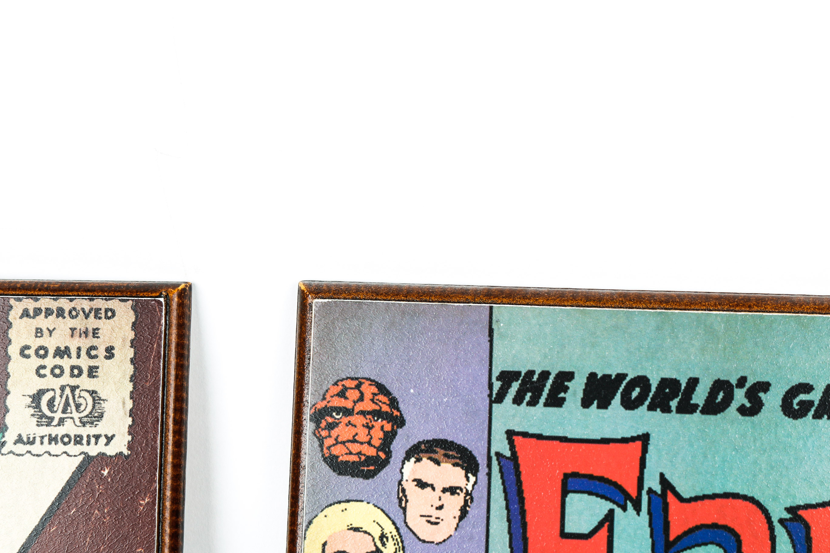 Three Marvel Comics Wall Decor Signs