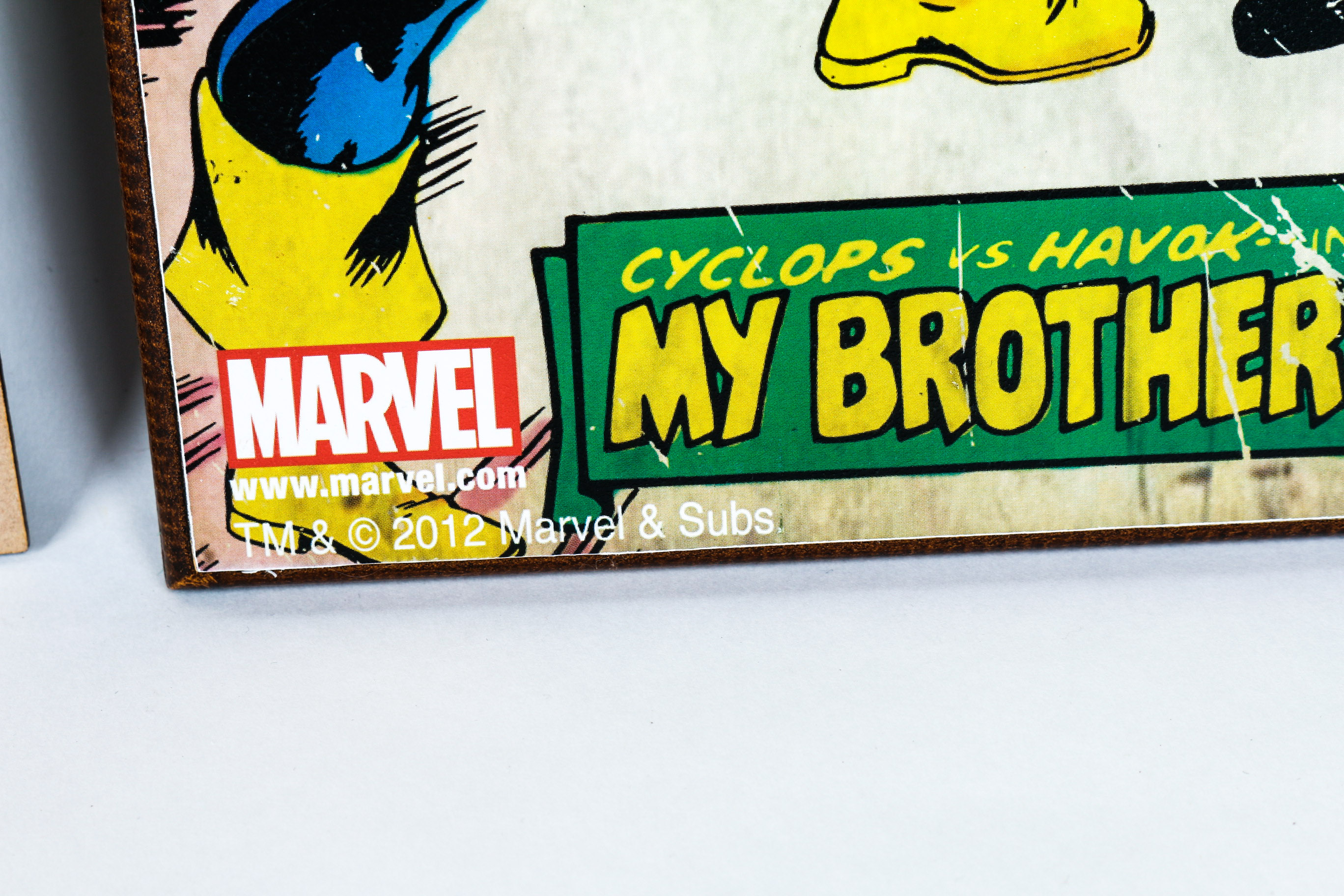 Three Marvel Comics Wall Decor Signs