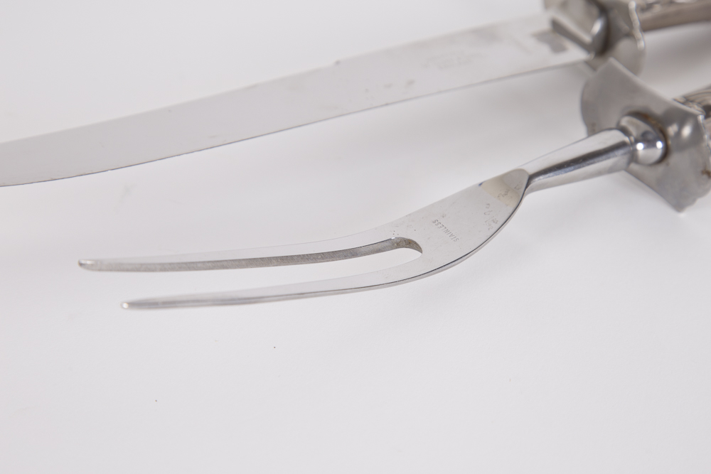 Frank M. Whiting & Co. Sterling Handled Carving Set