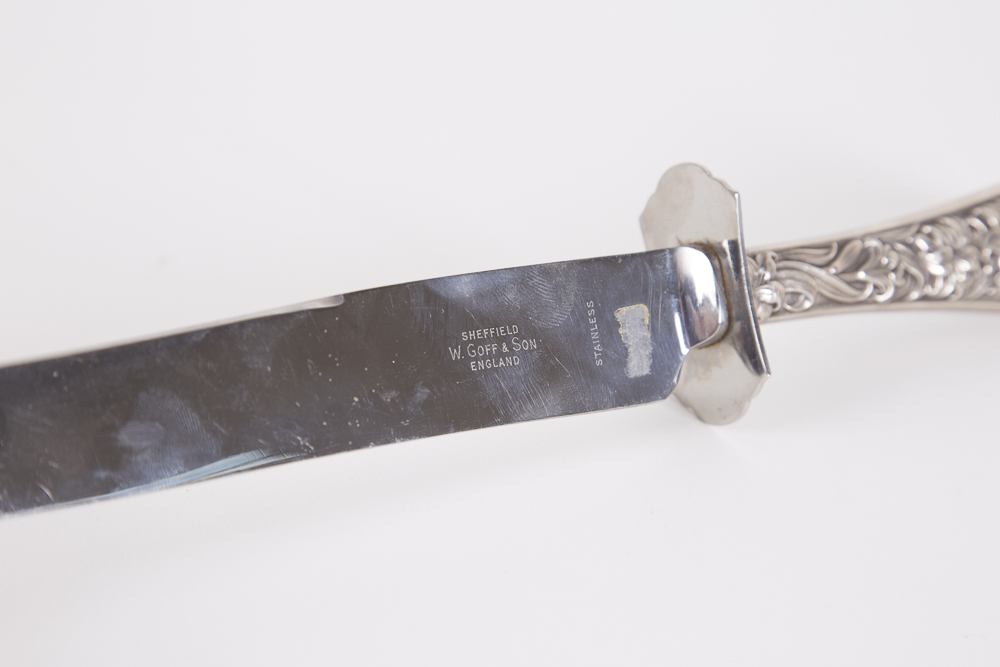 Frank M. Whiting & Co. Sterling Handled Carving Set