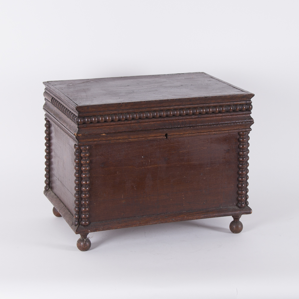 Oak Antique Revival Style Dowry Chest